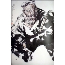 刘文西人物画作品