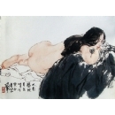 何家英人物画